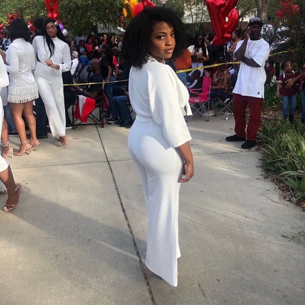 Front tie jumpsuit